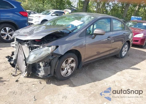 2015 Honda Civic Lx из США, поврежденный, VIN 19XFB2F50FE061769
